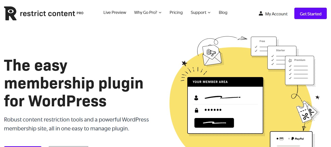 Restrict Content Pro