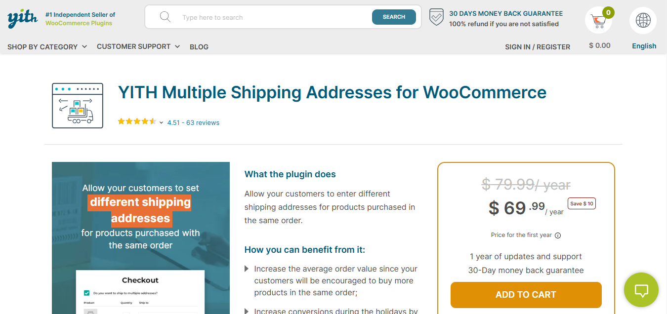 WooCommerce Multiple Shipping Addresses Plugins