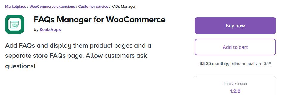 WooCommerce Questions and Answers Plugin