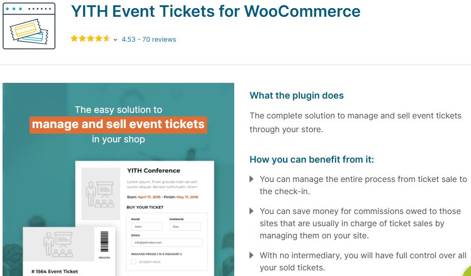 WooCommerce Event Ticket Plugins