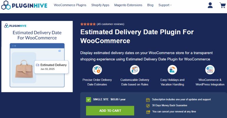 WooCommerce Delivery Date Plugin