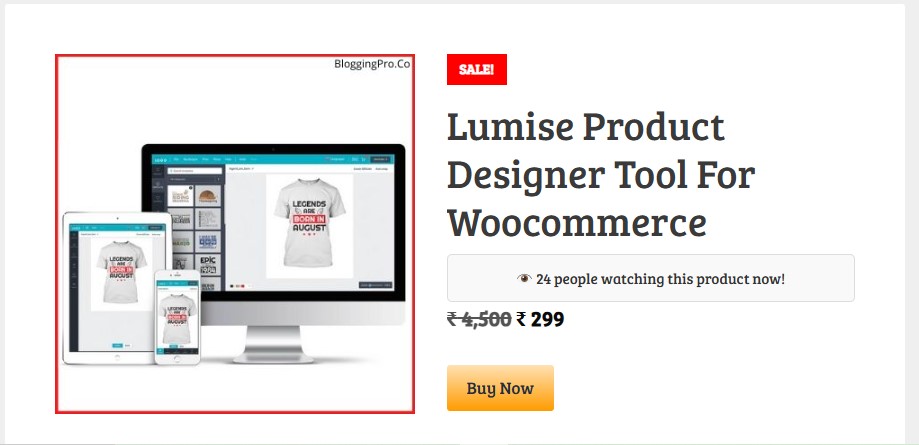 Lumise Product Designer