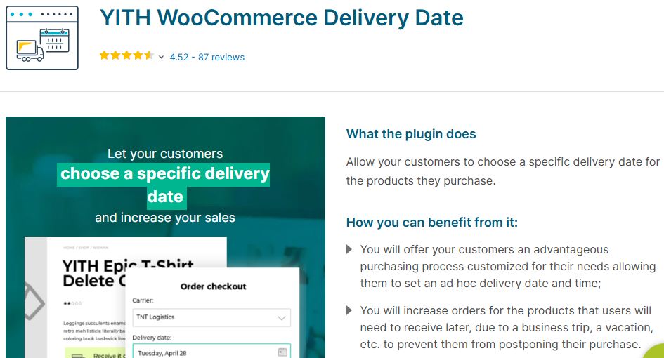 WooCommerce Delivery Date Plugins