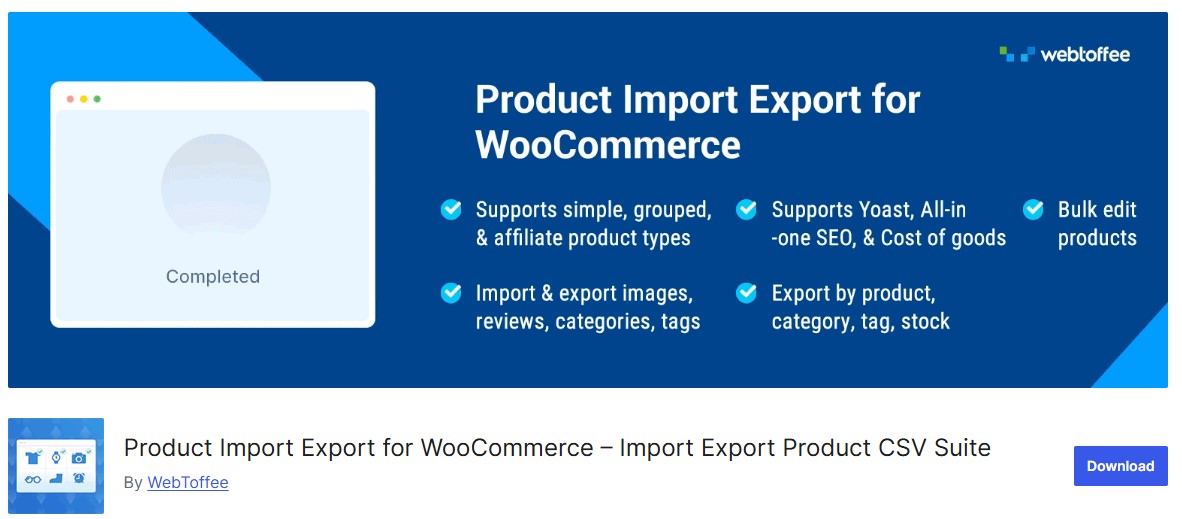 Product Import Export for WooCommerce