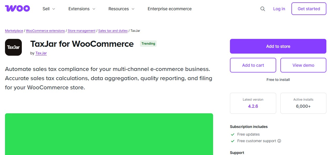 TaxJar for WooCommerce