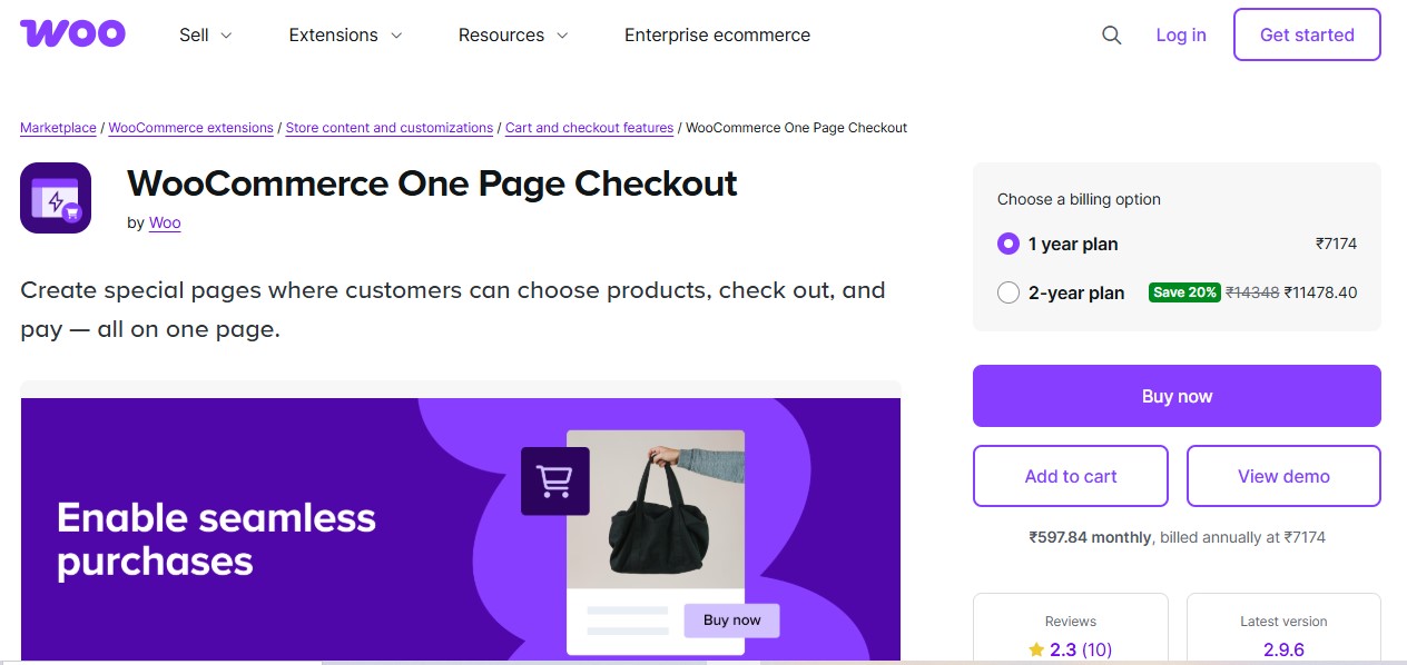 WooCommerce One Page Checkout