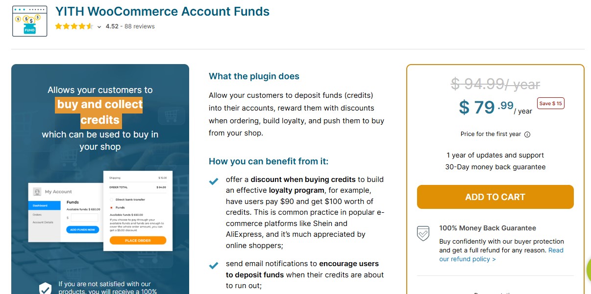 YITH WooCommerce Account Funds