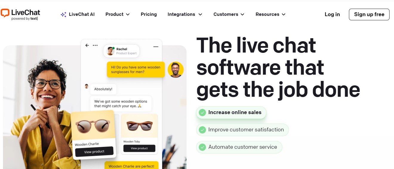 LiveChat with Built-in Analytics