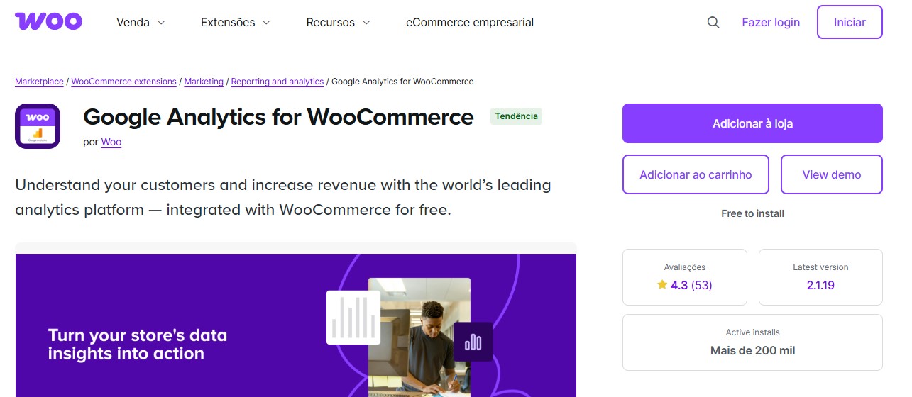 WooCommerce Google Analytics Integration