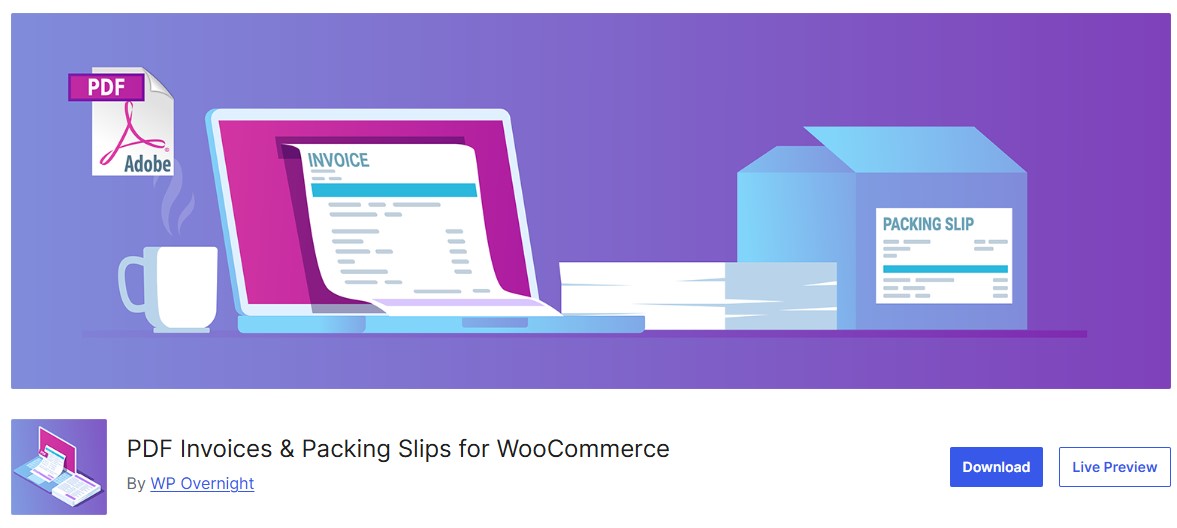 WooCommerce PDF Invoices and Packing Slips