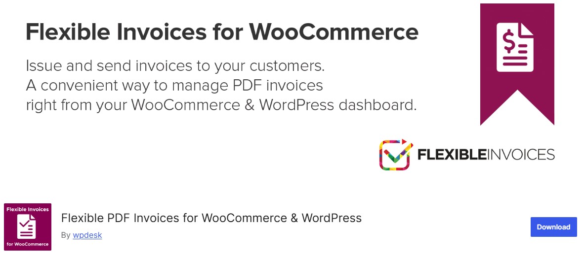 Flexible Invoices for WooCommerce