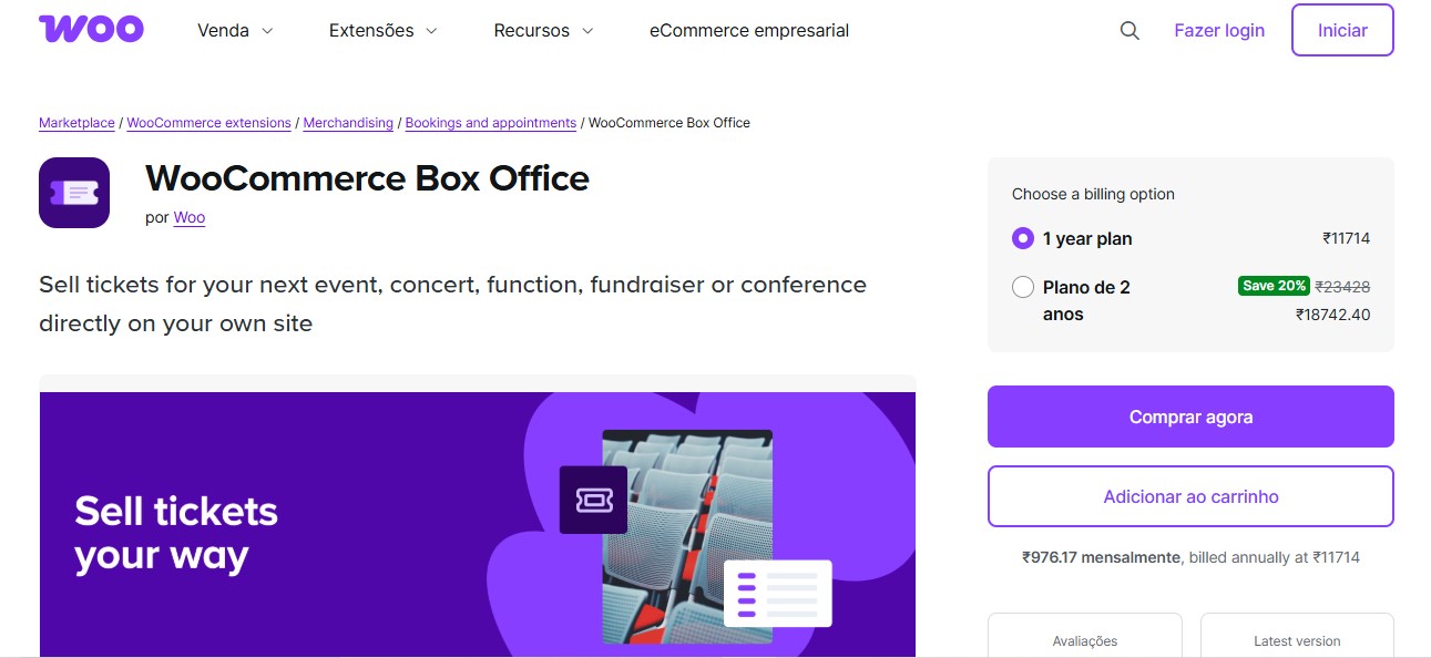 WooCommerce Box Office