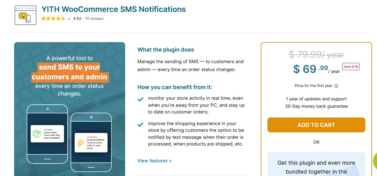 YITH WooCommerce SMS Notifications