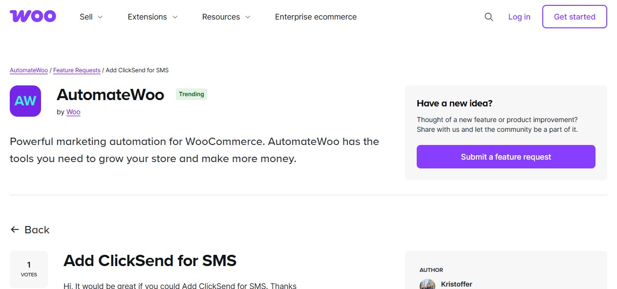 ClickSend SMS for WooCommerce