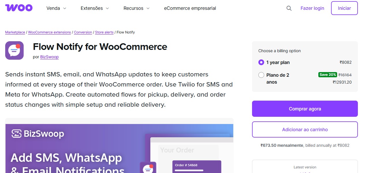 Notifly SMS for WooCommerce