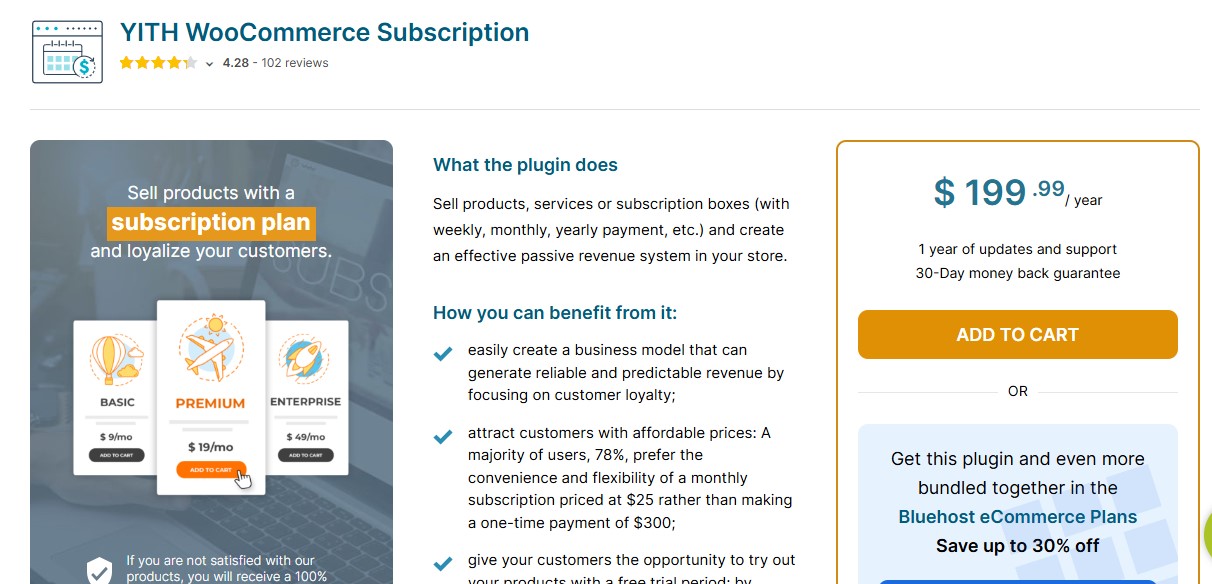 YITH WooCommerce Subscription