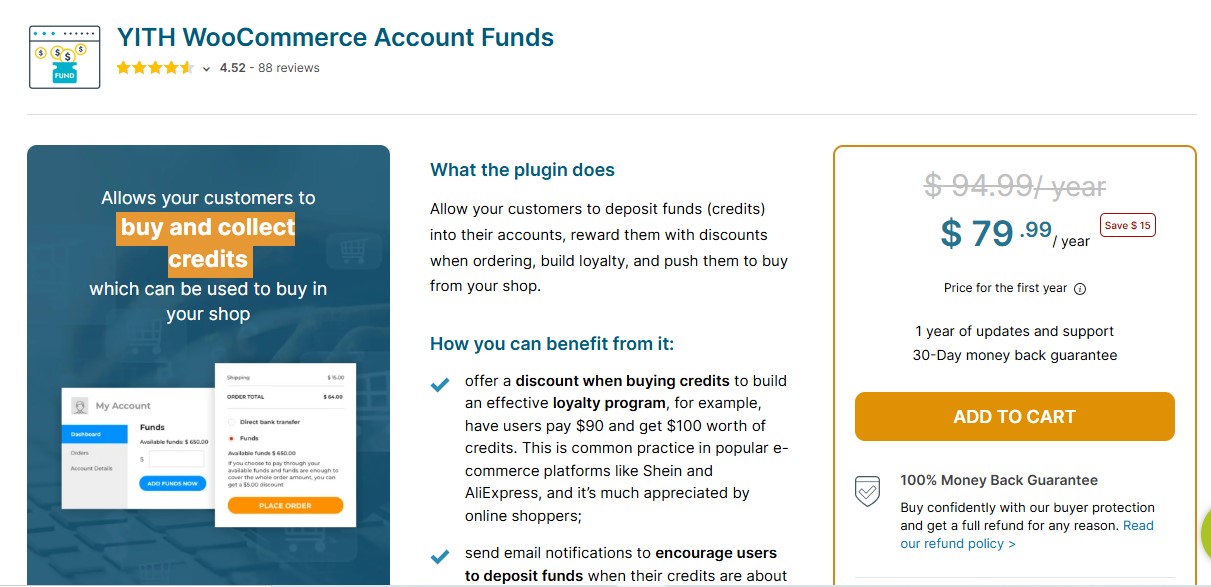 YITH WooCommerce Account Funds