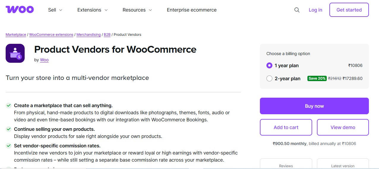 WooCommerce Product Vendors