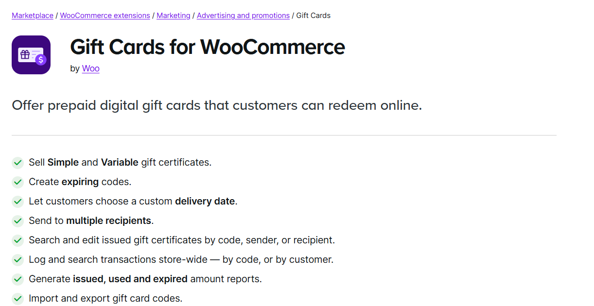 Gift Cards for WooCommerce- WooCommerce Wishlist & Gift Card Plugin