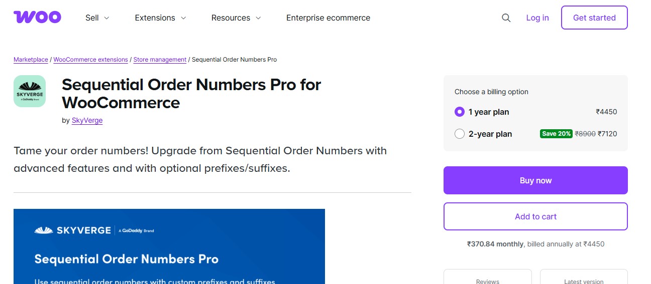 Sequential Order Numbers Pro