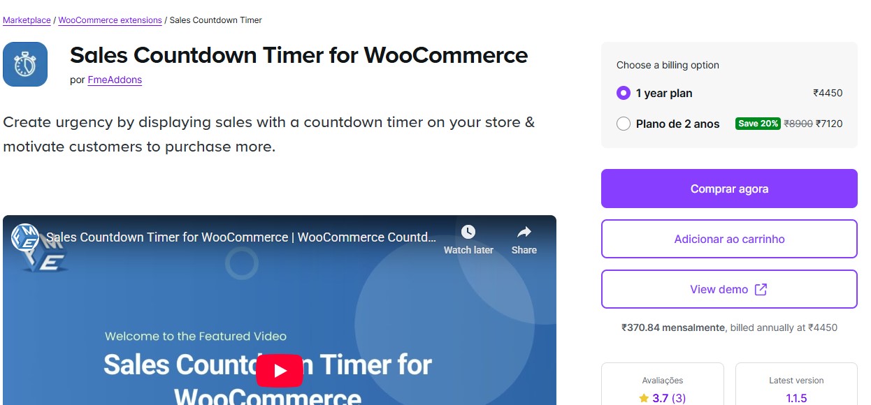 Sales Countdown Timer for WooCommerce