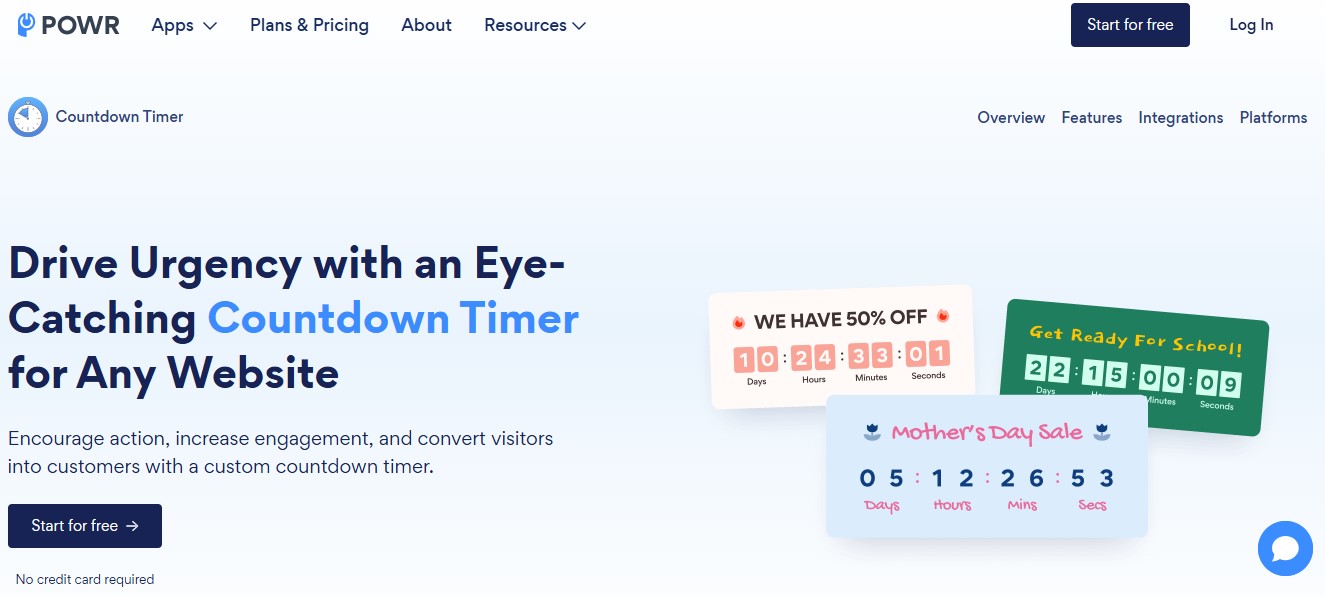 Timer Countdown by POWR