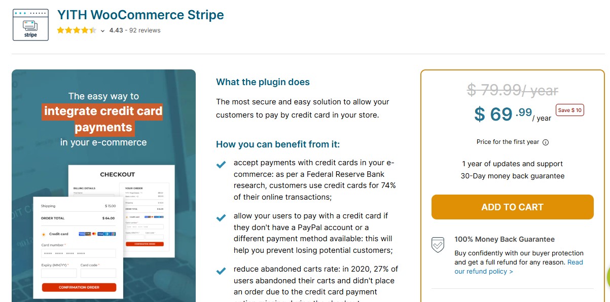 YITH WooCommerce Stripe Premium