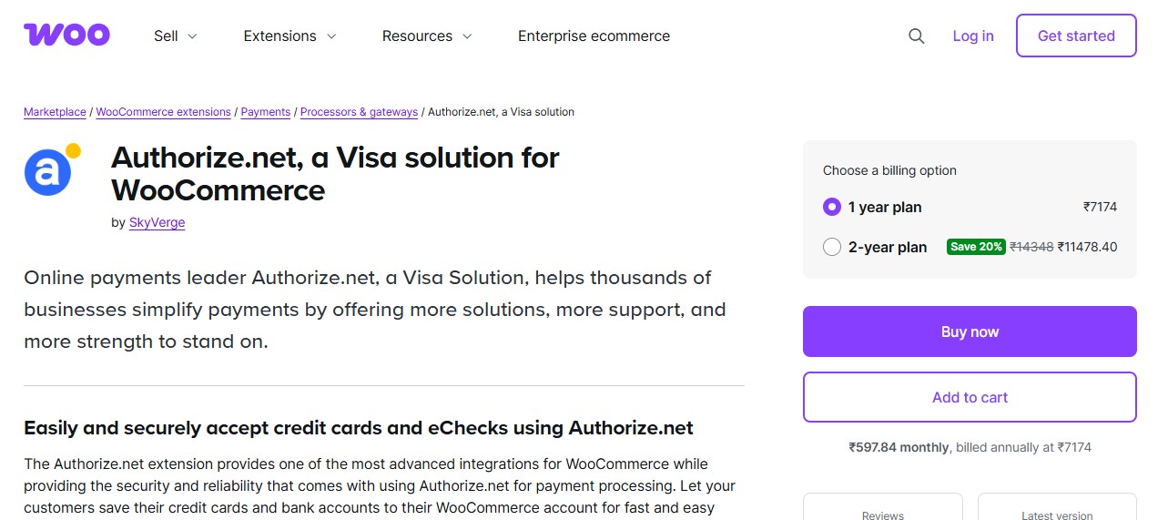 Authorize.Net for WooCommerce