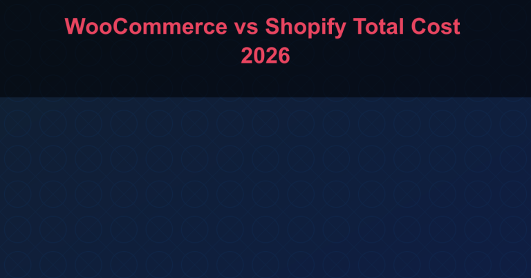 WooCommerce vs Shopify Total Cost 2026