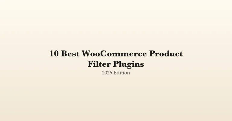 Best WooCommerce product filter plugins comparison guide for 2026