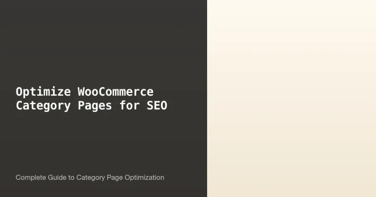 Guide to optimizing WooCommerce category pages for SEO