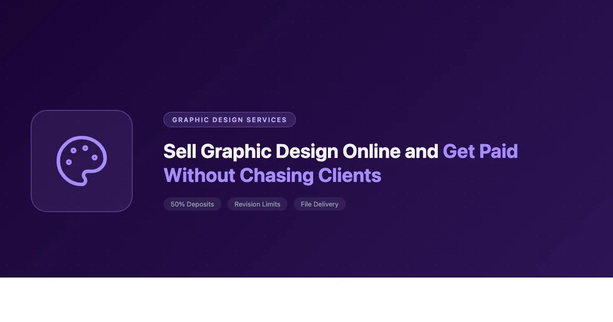Sell Graphic Design Services Online and Get Paid (2026)