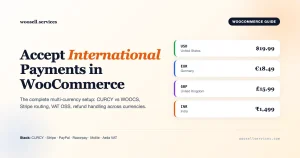 Accept international payments in WooCommerce multi-currency setup guide featured image