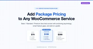 Package Pricing WooCommerce Service Product