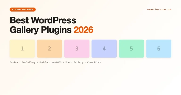 Best WordPress gallery plugins 2026 shown as colorful thumbnail grid