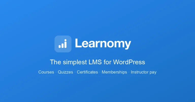 Learnomy standalone LMS platform for course sales and certification