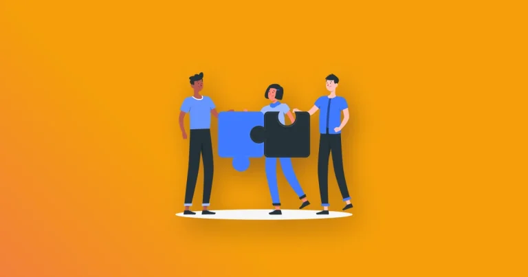 Illustration of vendors connecting with each other, representing vendor community beyond a reviews tab